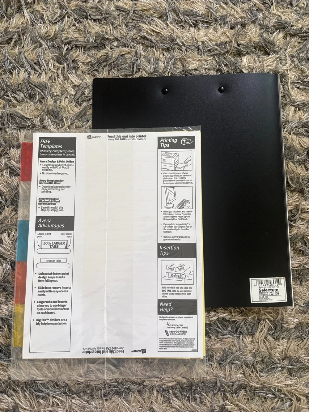 Pink, Lavender and Black Expanding File & Folder Set of 3, with Free Gifts